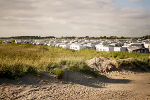 Camping Björkängs - Stellplatz vom Campingplatz am Strand am Kattegat