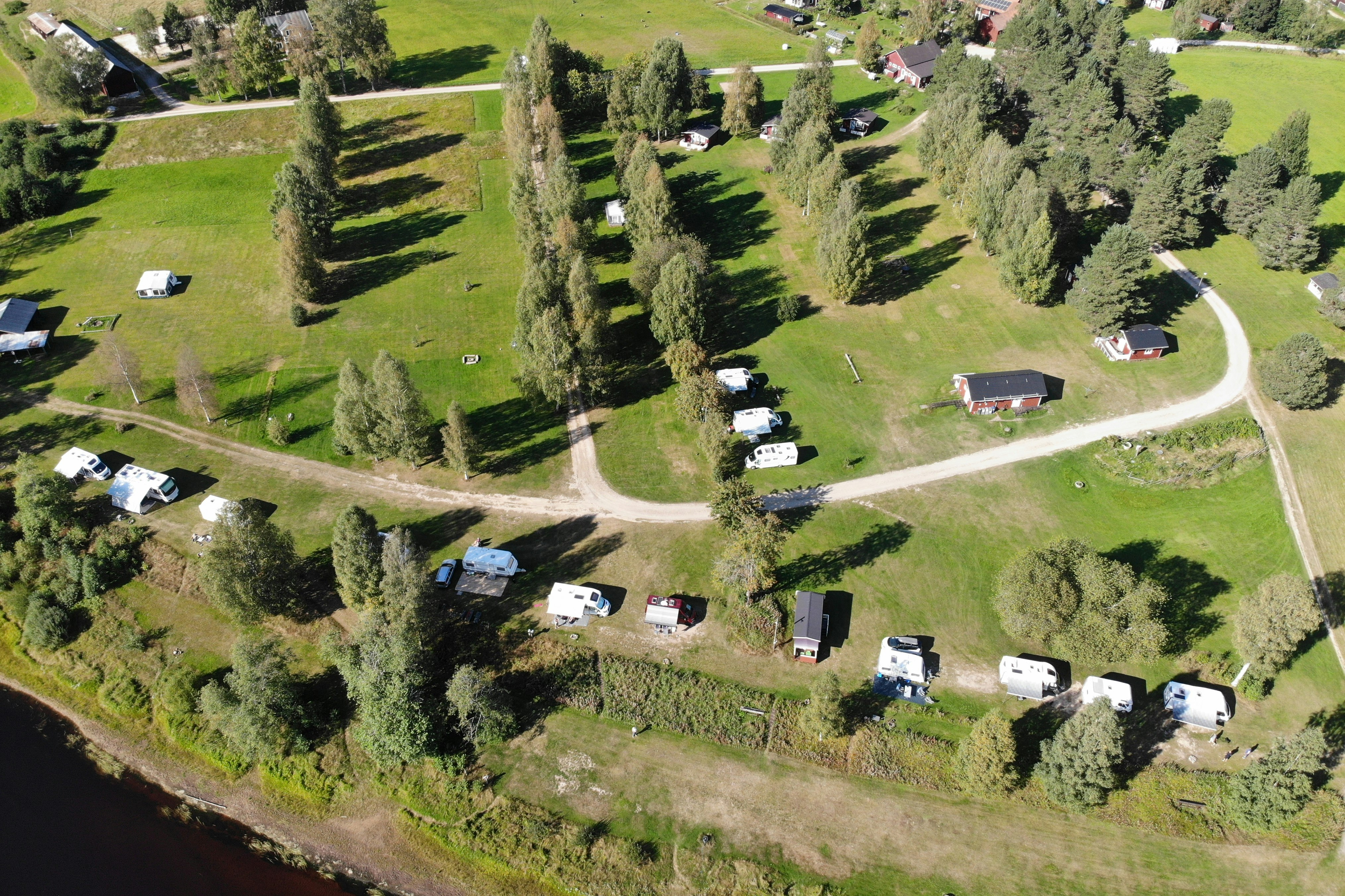 Björkebo Camping - Luftaufnahme vom Campingplatz