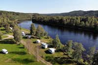 Björkebo Camping - Standplätze am Fluss