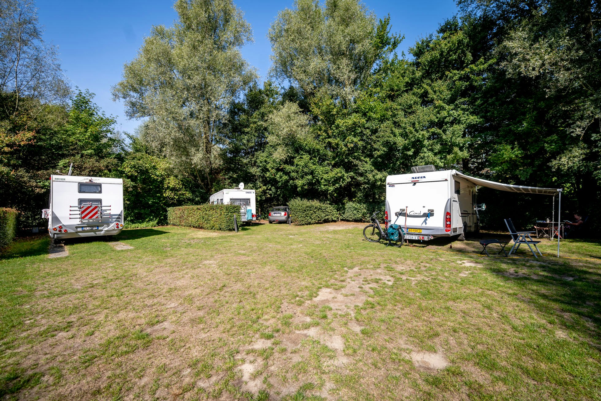 Camping Blaarmeersen  - Stellplätze auf dem Campingplatz