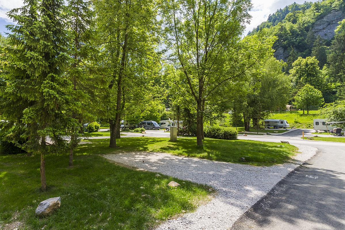 Camping Bled - Standplätze auf dem Campingplatz