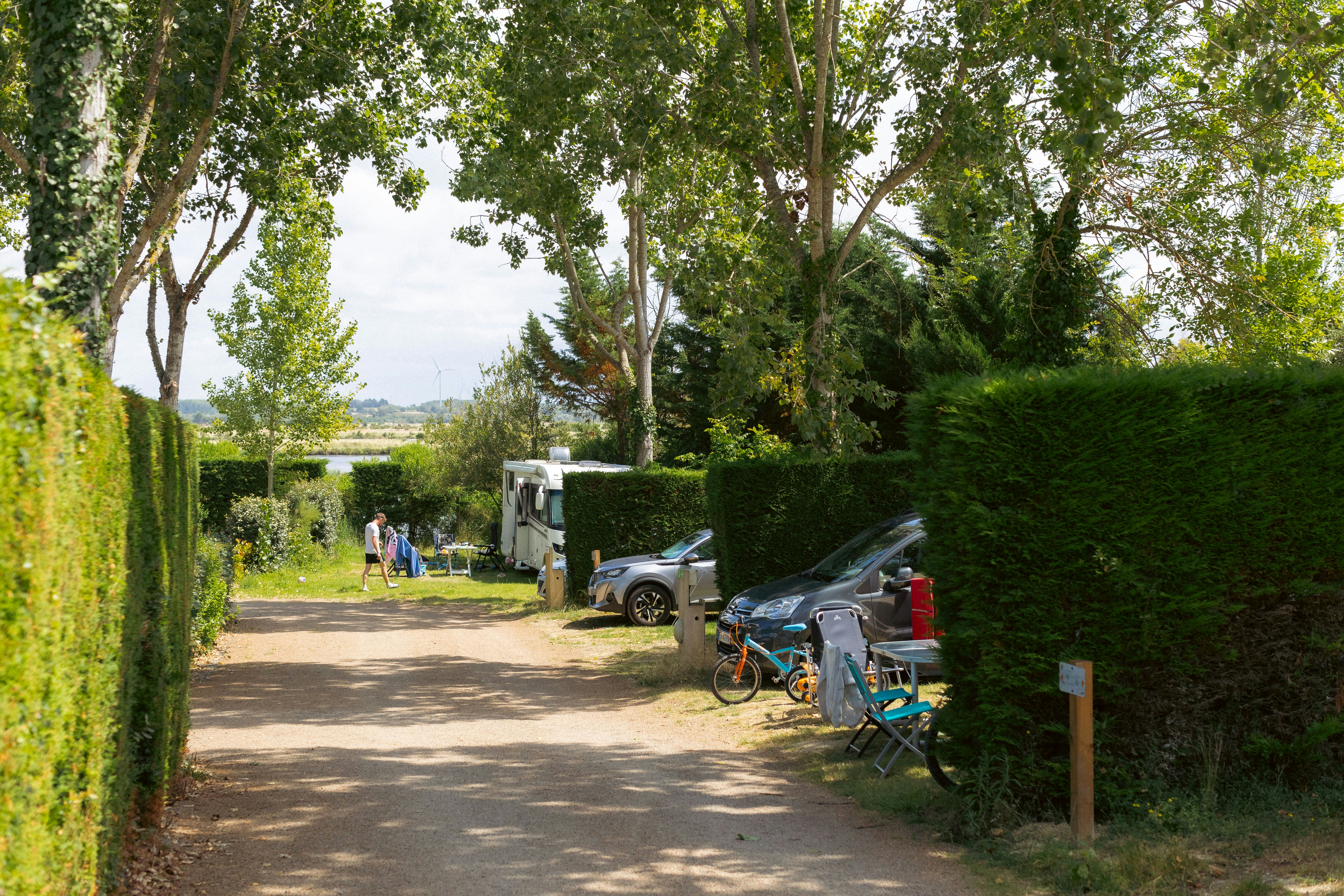 Camping Bois Soleil - Standplätze auf dem Campingplatz
