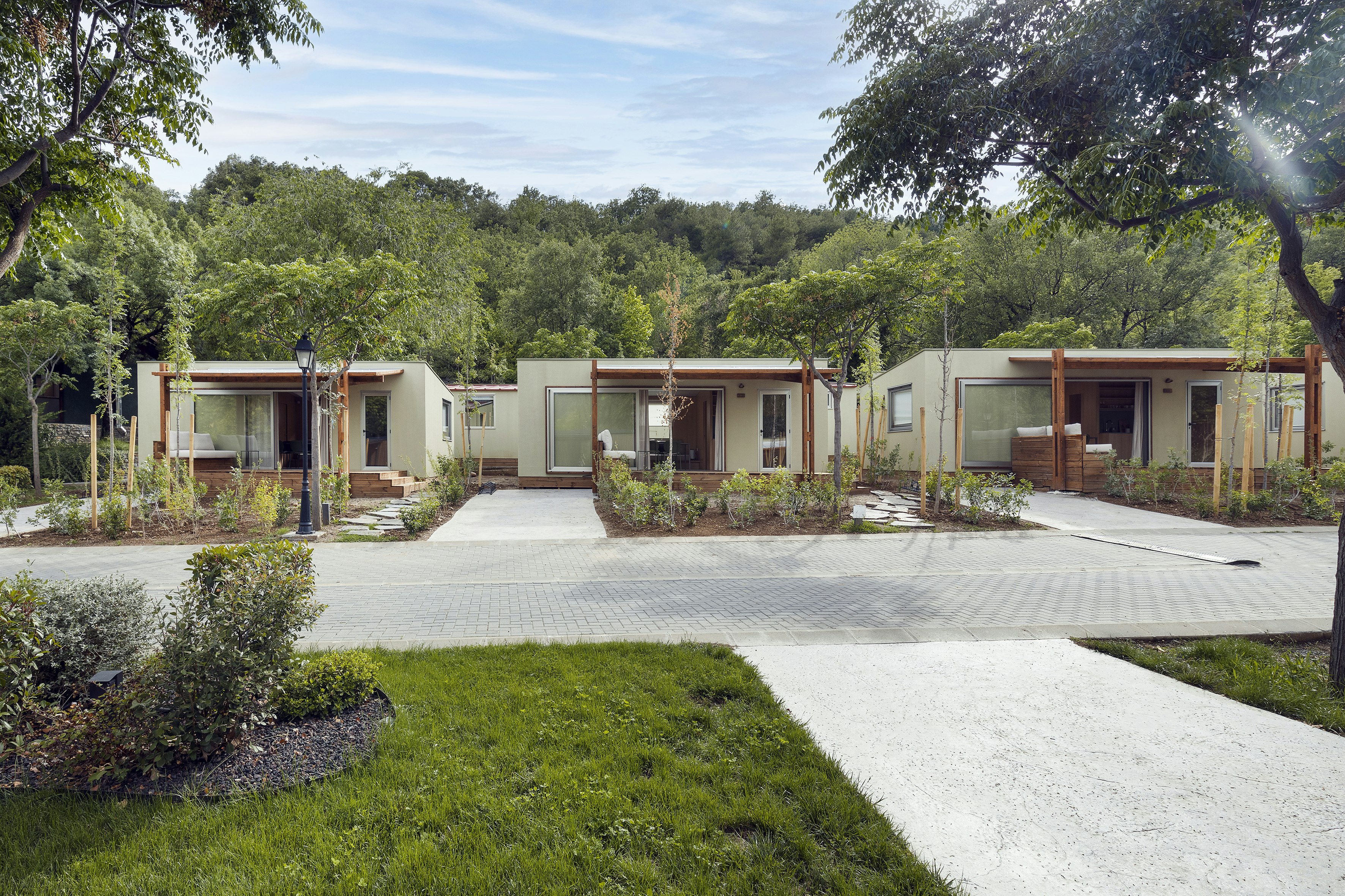 Camping Boltaña - Mobilheime auf dem Campingplatz 