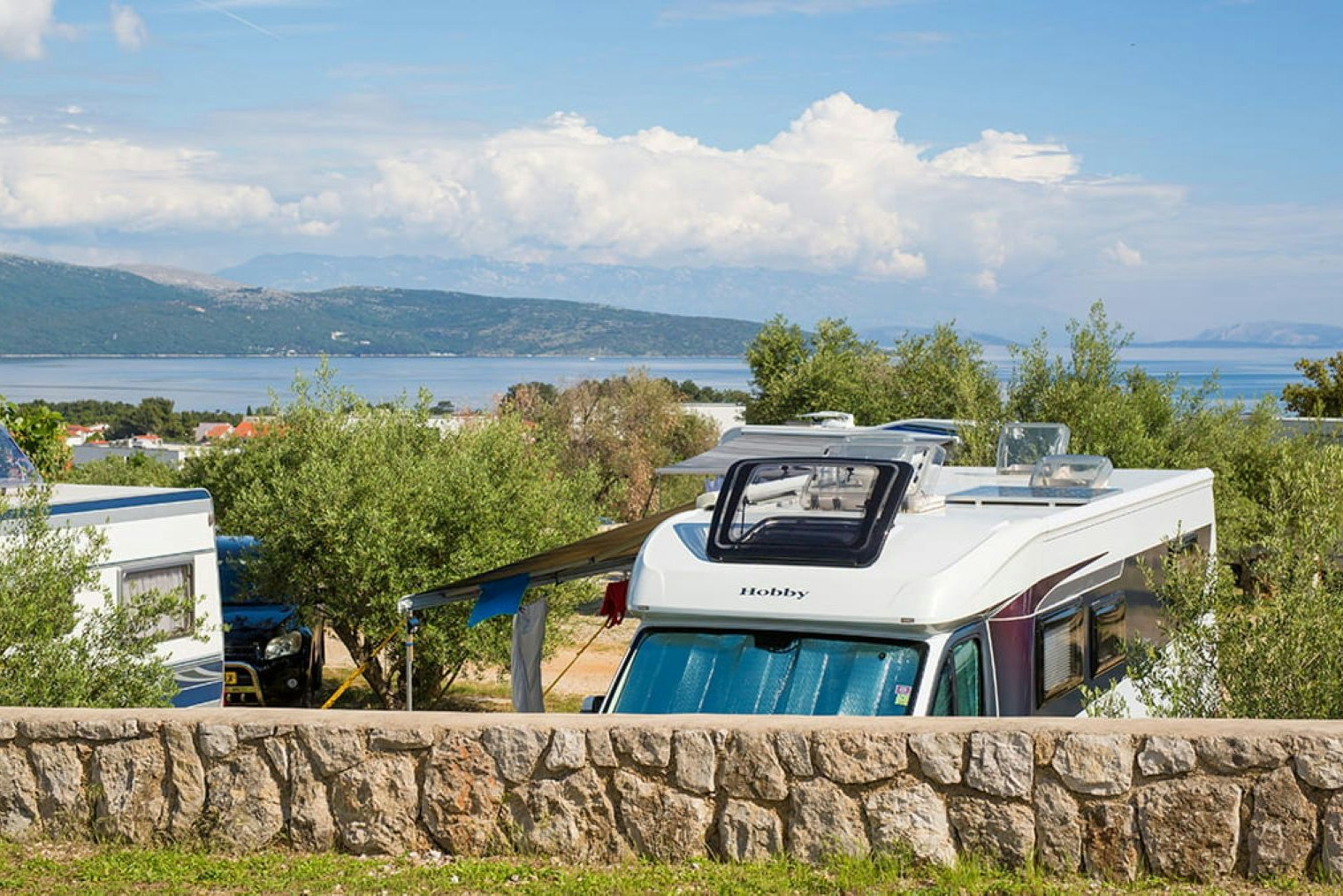 Camping Bor - Standplätze auf dem Campingplatz