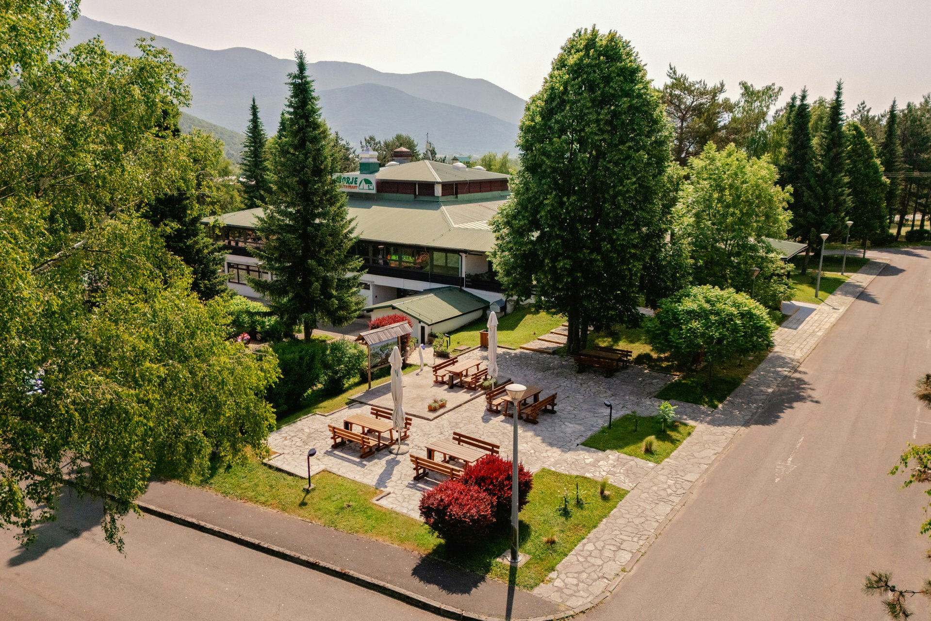 Camping Borje  - Luftaufnahme des Campingplatzes