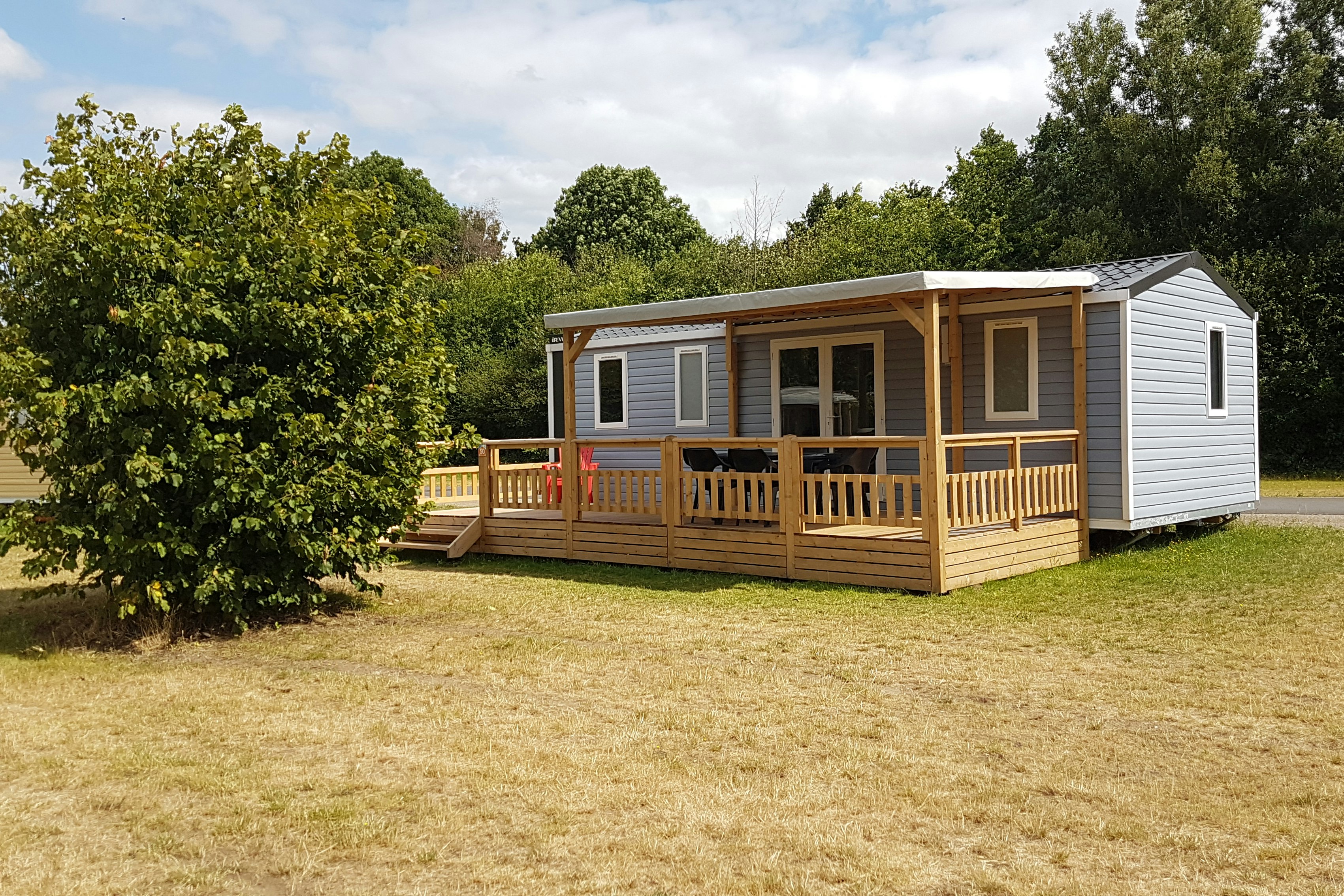 Camping Borken am See  - Mobilheim auf dem Campingplatz