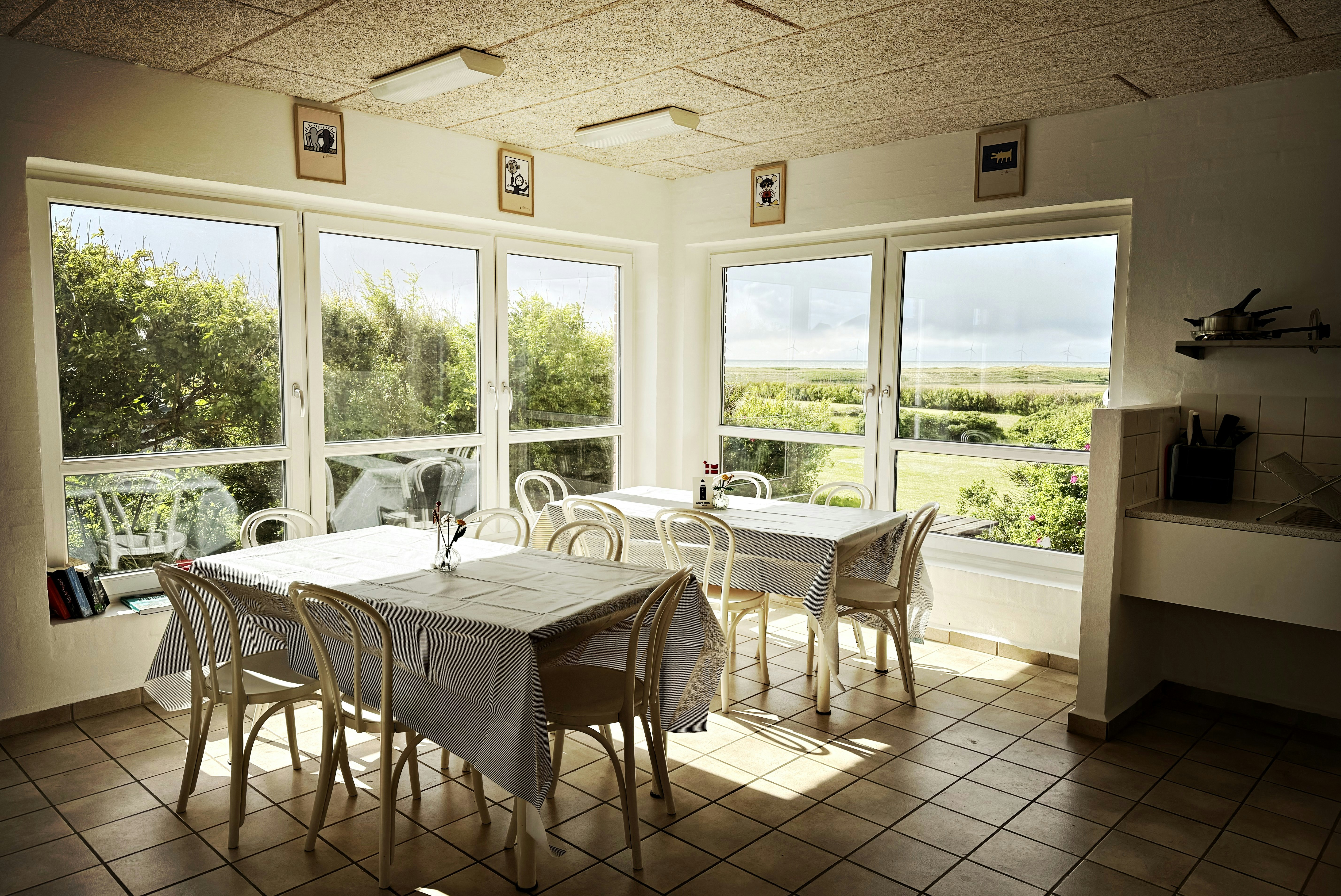 Bovbjerg Camping - Aufenthaltsraum auf dem Campingplatz