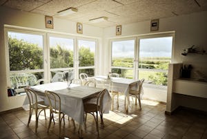 Bovbjerg Camping - Aufenthaltsraum auf dem Campingplatz