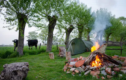 Camping Boven het Maaiveld