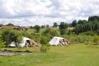 Camping Brénazet - Glamping-Zelte auf dem Campingplatz