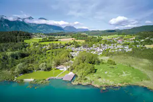 Camping Breznik Turnersee - Campingplatz aus der Vogelperspektive