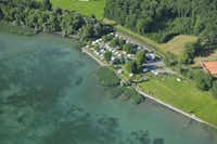 Camping Buchhorn - Platzuebersicht Lage am See