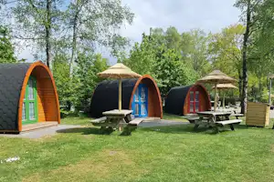 Camping Buytenplaets Boekelo - Mobilheime auf dem Campingplatz