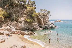 Camping Cala Llevadó - Campingplatz am Strand vom Mittelmeer
