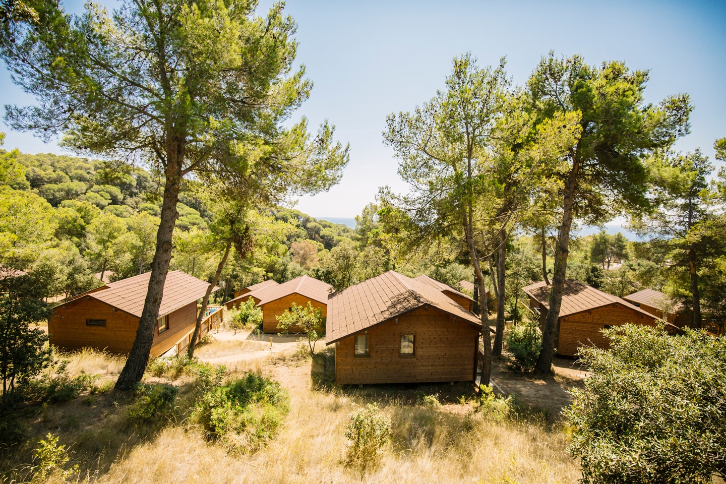 Camping Cala Llevadó - Mobilheime vom Campingplatz im Grünen