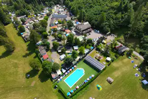 Camping Calavise - Campingplatz aus der Vogelperspektive