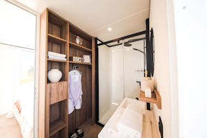 Camping CALELLA - Badezimmer in einem Mobilheim