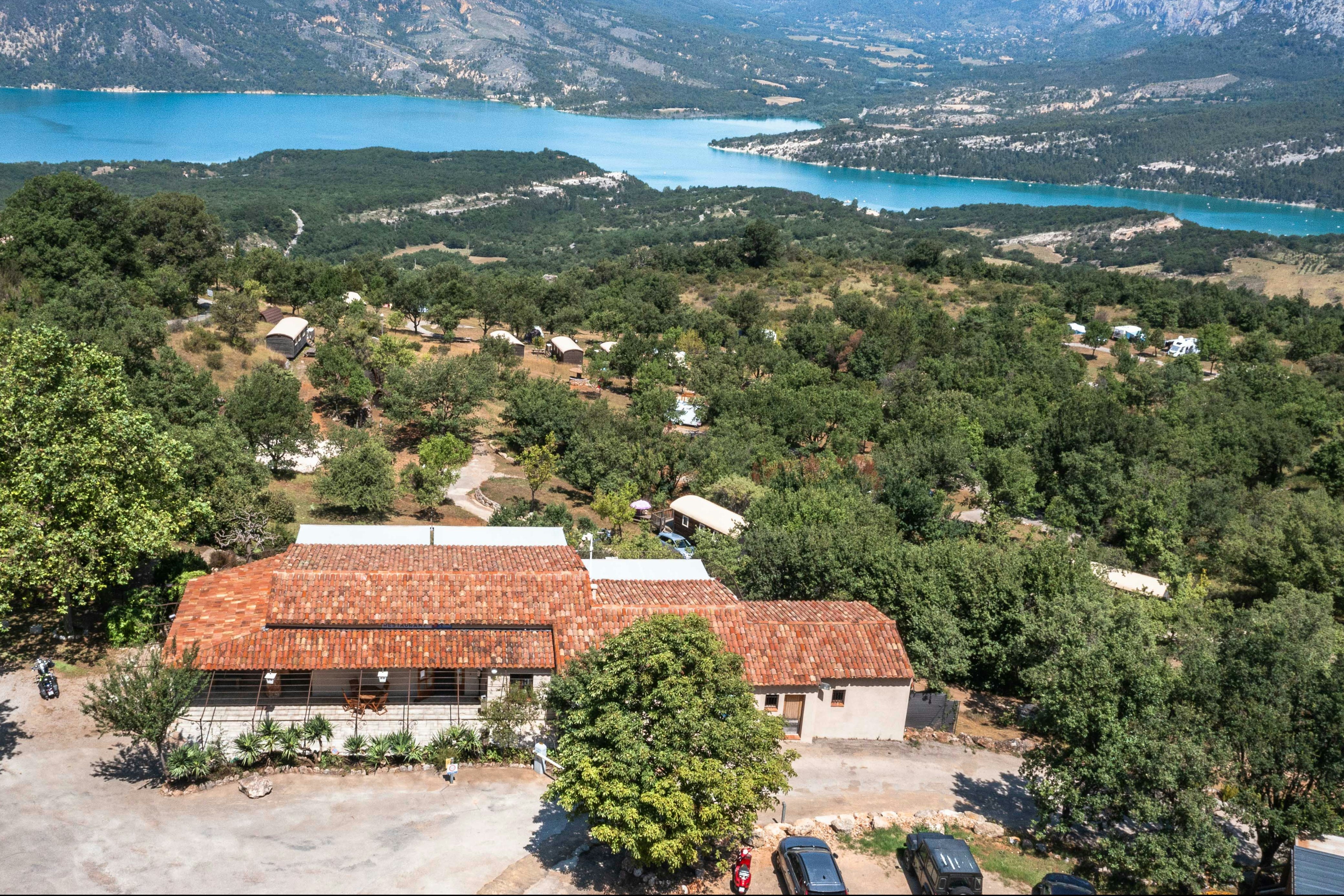 Camping Campasun  Camping de l'Aigle - Campingplatz aus der Voglperspektive