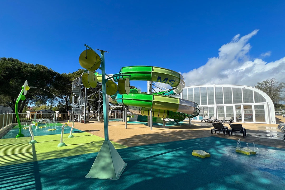 Camping Campéole Pontaillac Plage  - Wasserspielplatz für Kinder auf dem Campingplatz