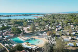 Camping Campéole La Côte des Roses Camping Club La Côte des Roses - Luftaufnahme des Campingplatzes