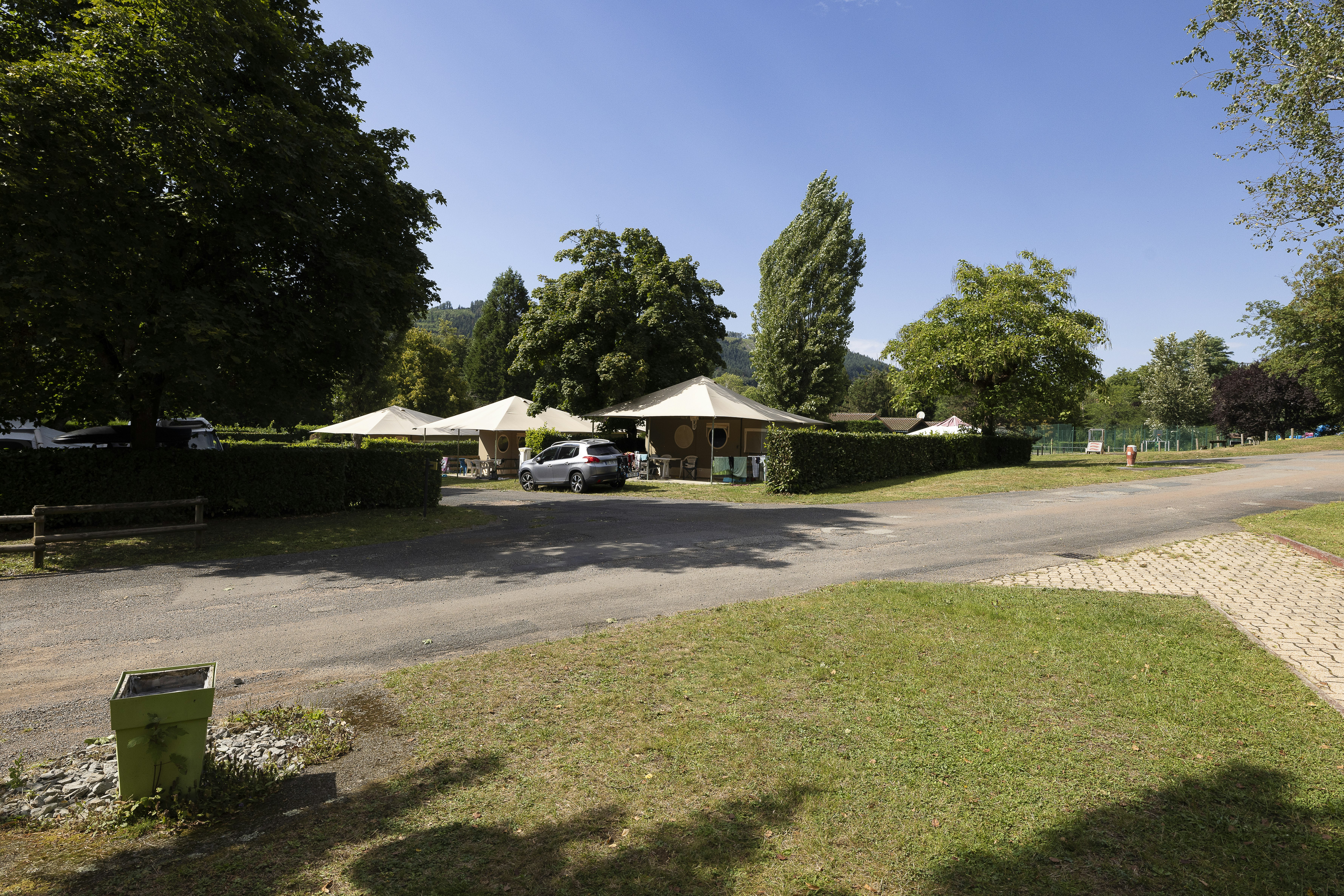 Camping Le Lac des Sapins - Blick auf den Campingplatz