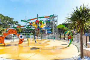 Camping Campéole Médoc Plage - Wasserspielplatz für Kinder auf dem Campingplatz