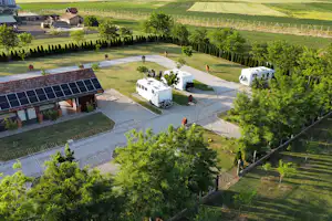 Camping Campuccino - Luftaufnahme des Campingplatzes