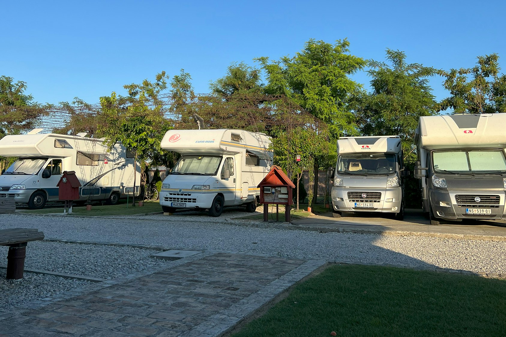 Camping Campuccino - Standplätze auf dem Campingplatz