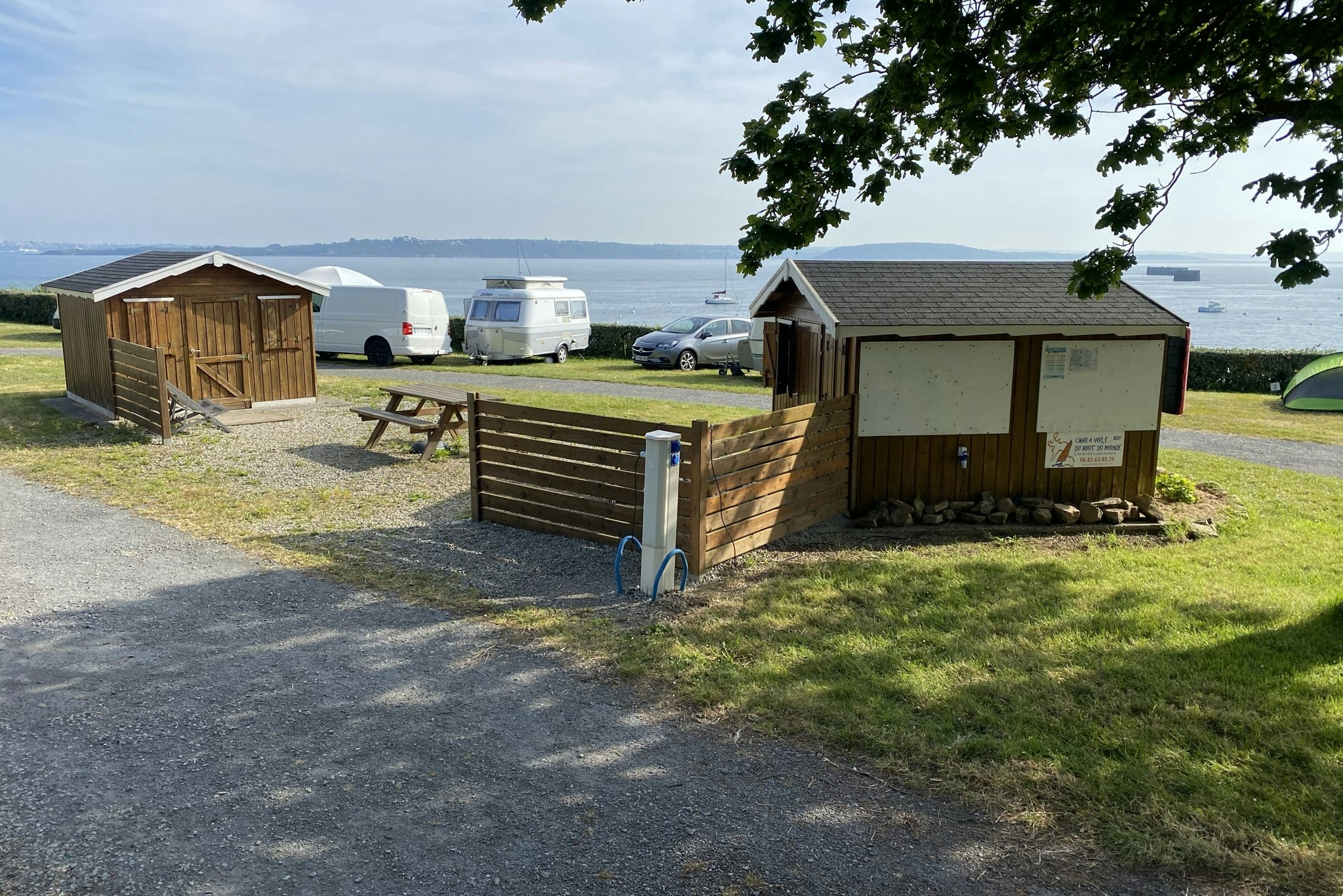 Camping Cap-Ouest - Mobilheime auf dem Campingplatz