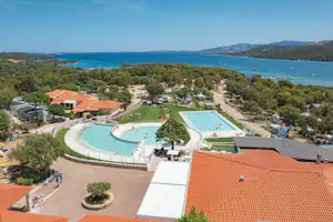 Camping Village Capo d'Orso Camping Capo d'Orso - Luftaufnahme des Campingplatzes