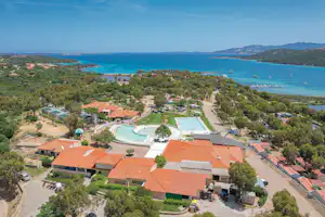 Camping Village Capo d'Orso Camping Capo d'Orso - Luftaufnahme des Campingplatzes