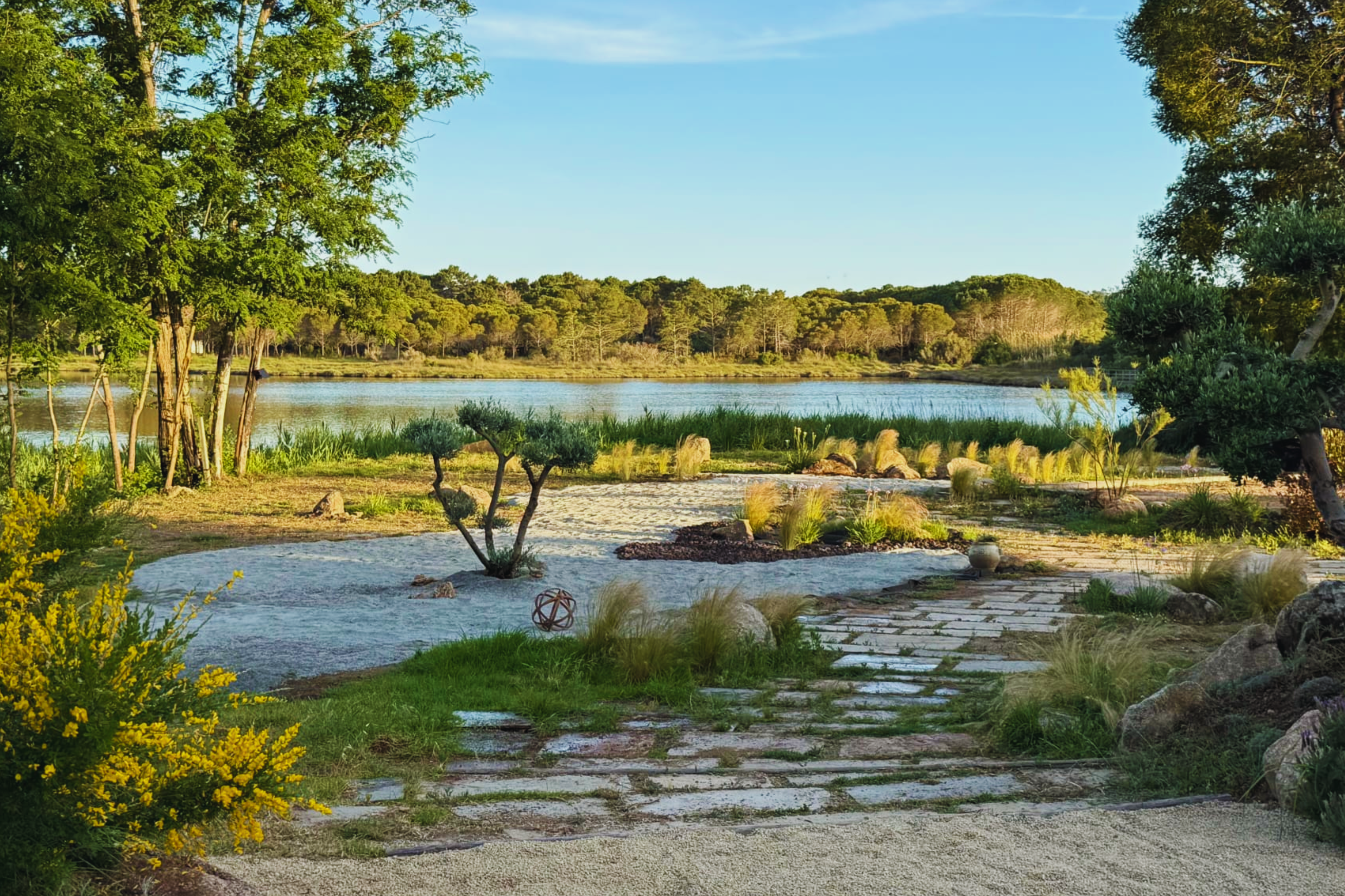 Camping-Caravaning U Pinarellu - Blick auf den Campingplatz