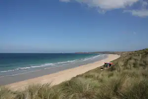 Beachside Holiday Park Camping Caravanning Beachside - Blick auf den Strand am Campingplatz