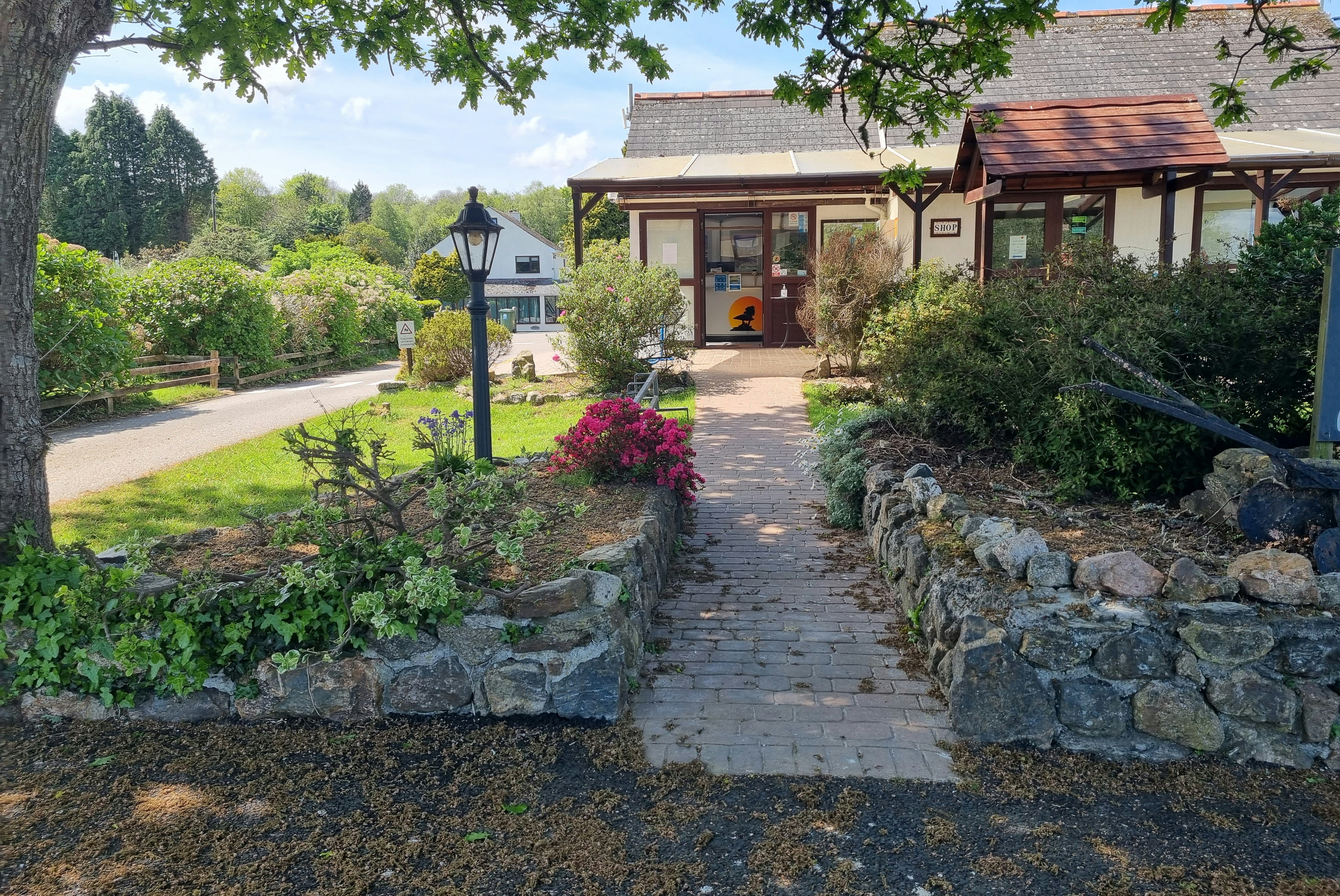 Camping Carlyon Bay - Rezeption des Campingplatzes