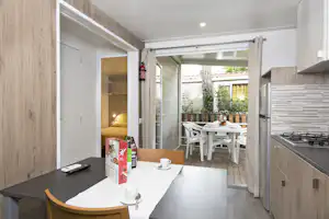 Camping Casa di Caccia - Innenansicht des Mobilheims