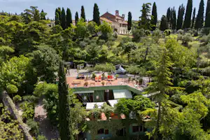 Camping Castel San Pietro - Luftaufnahme des Campingplatzes