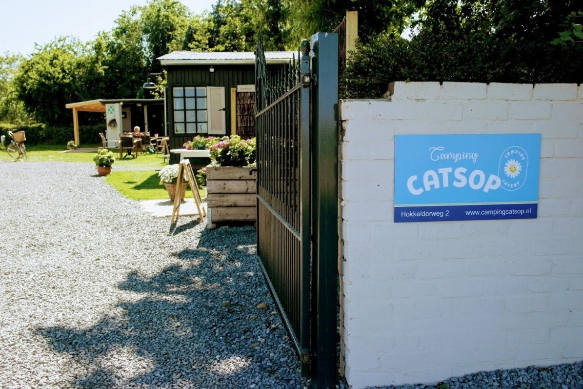 Camping Catsop - Eingang des Campingplatzes