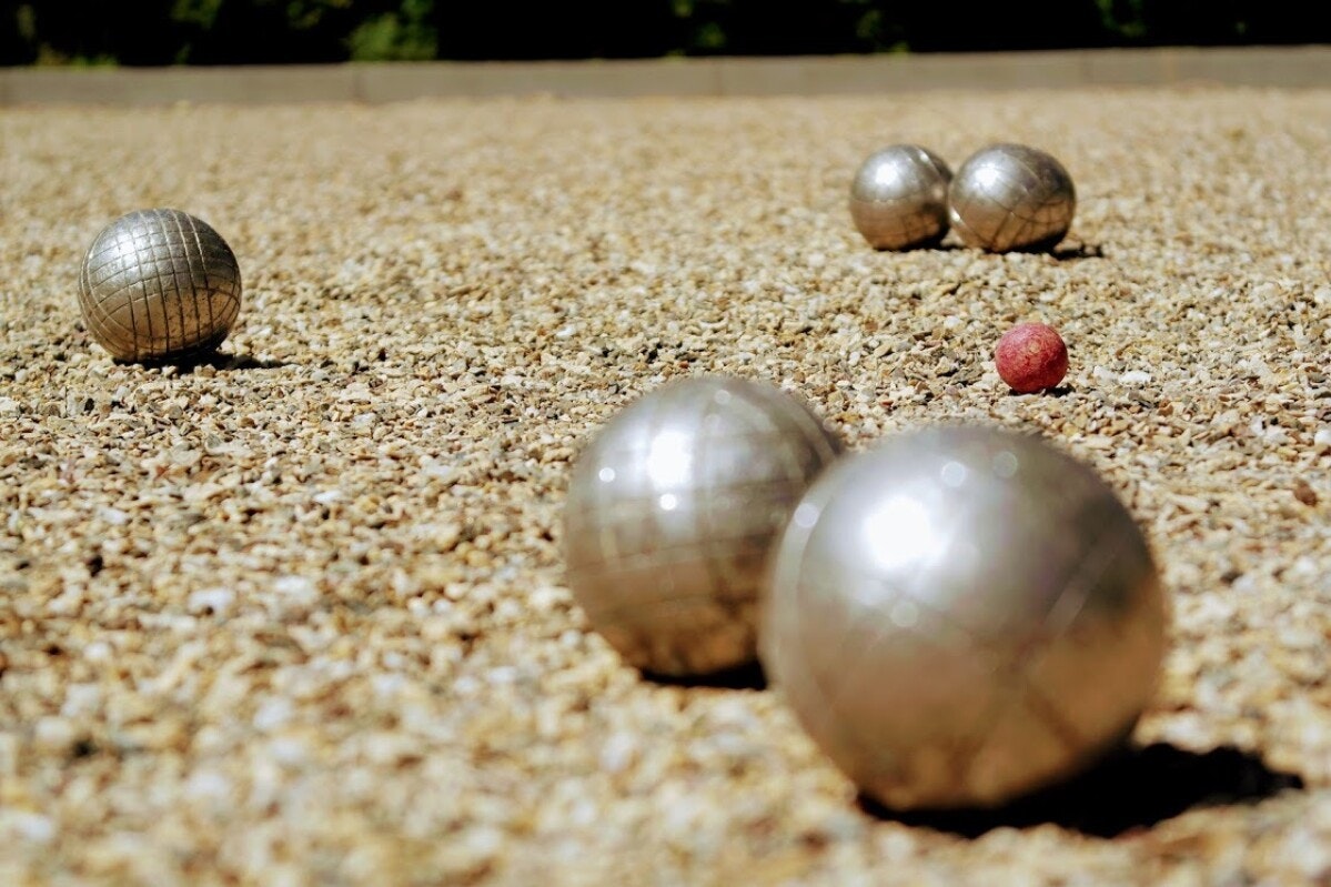 Camping Catsop - Pétanque-Feld auf dem Campingplatz
