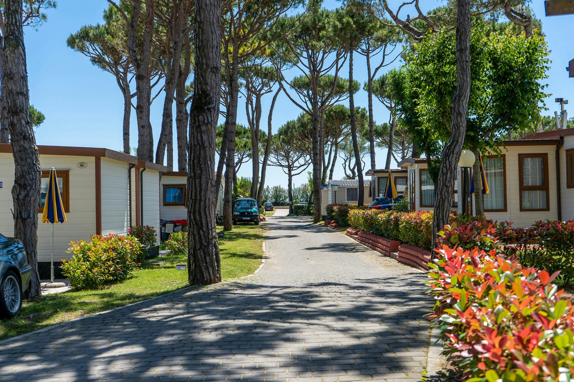 Camping Cavallino - Bungalows auf dem Campingplatz