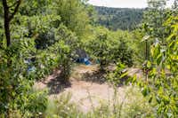 Camping Cepo Verde - Blick auf die Stellplätze im Grünen