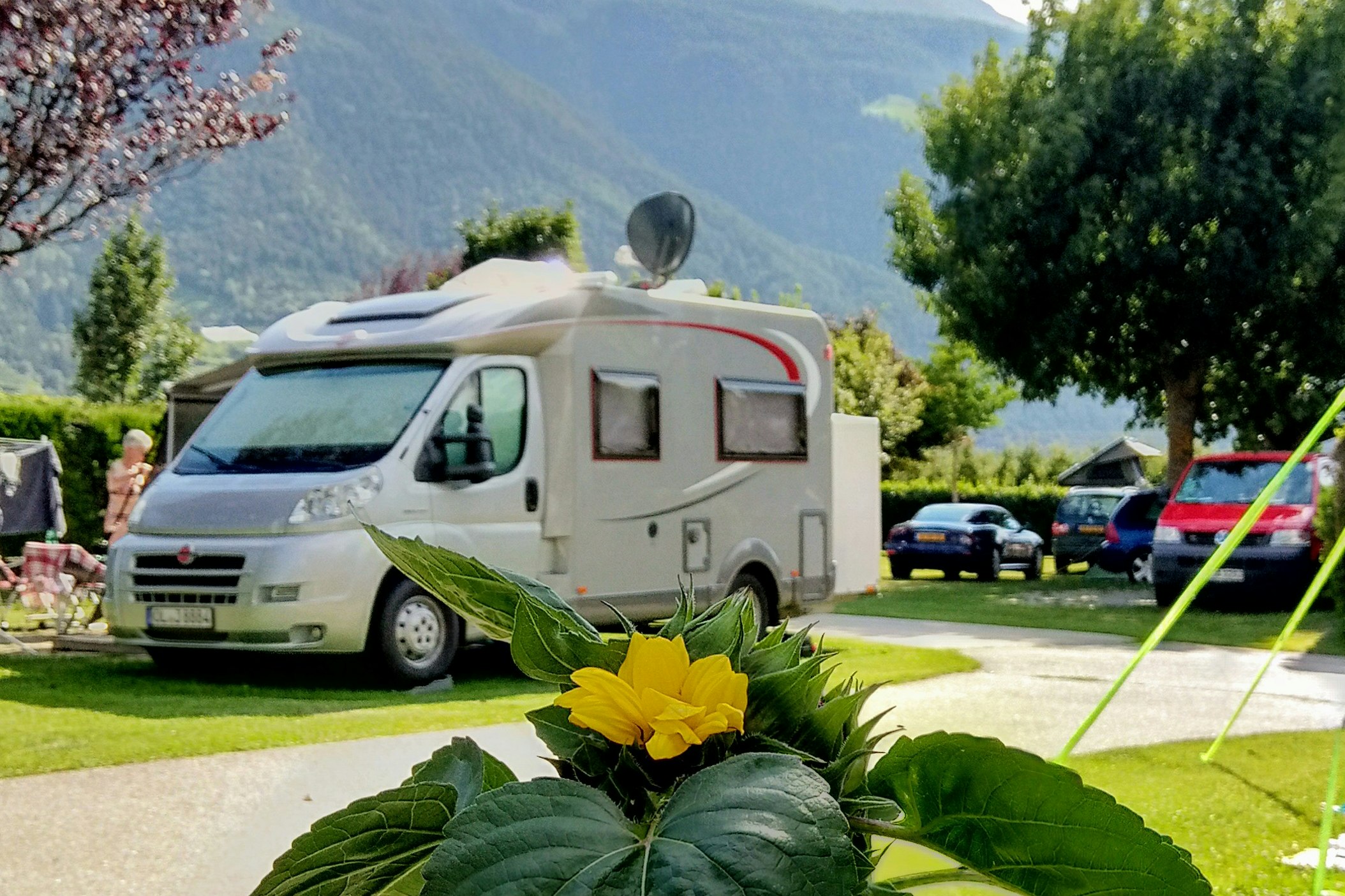 Camping Goldrain Cevedale  Camping Cevedale - Standplätze auf dem Campingplatz
