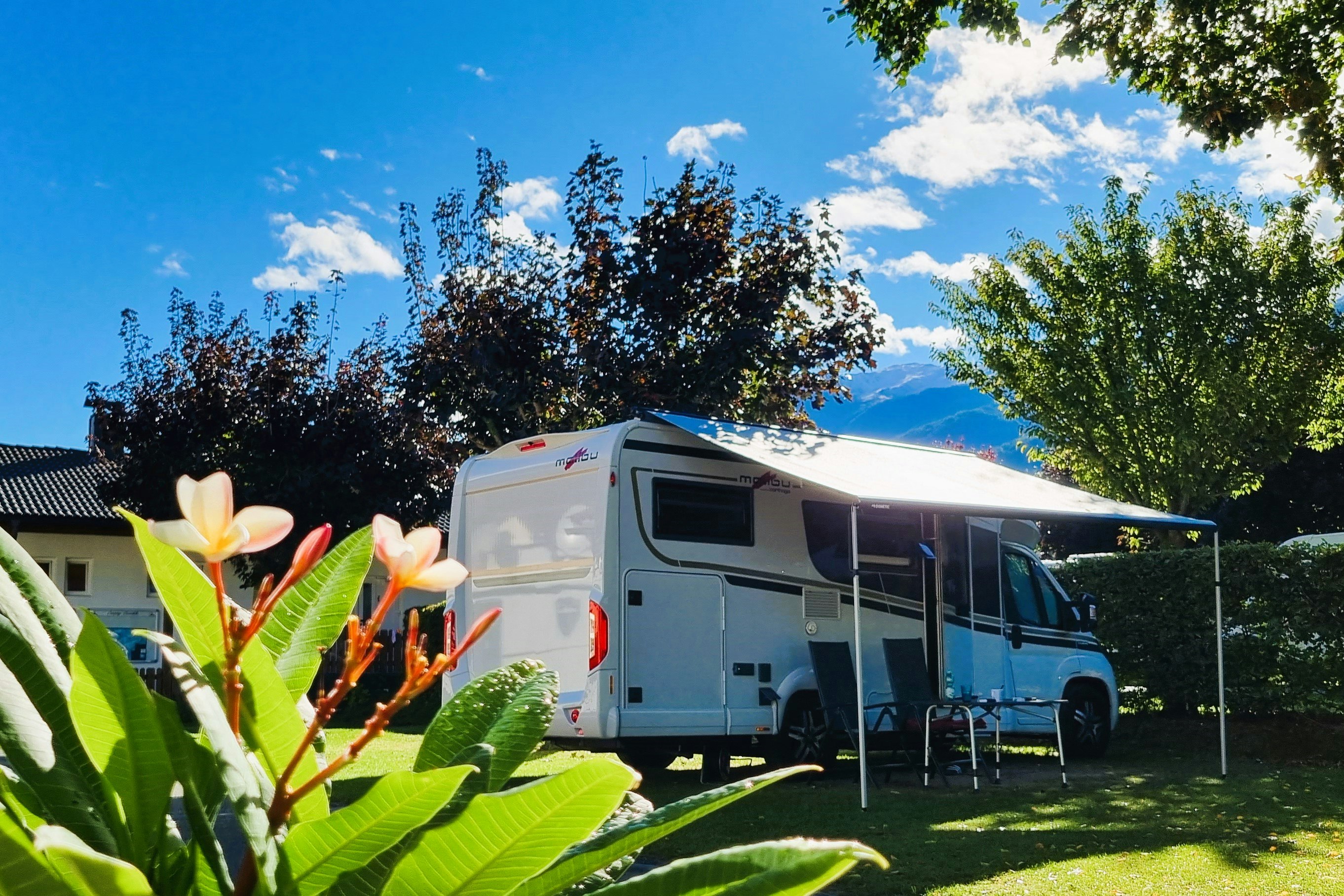 Camping Goldrain Cevedale  Camping Cevedale - Wohnmobil auf Standplatz