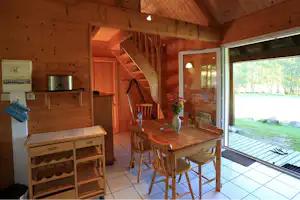 Camping Chalets de l'Eau Verte - Innenraum eines Chalets
