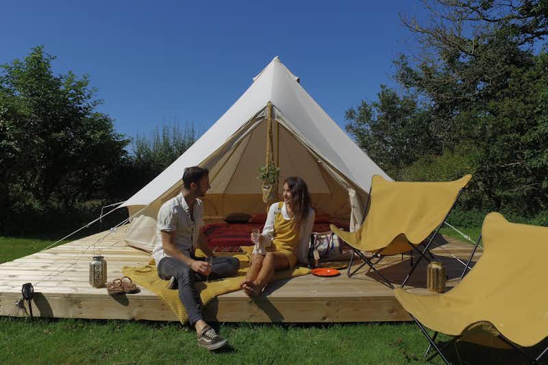 Camping Channel View - Glamping Zelt auf dem Campingplatz