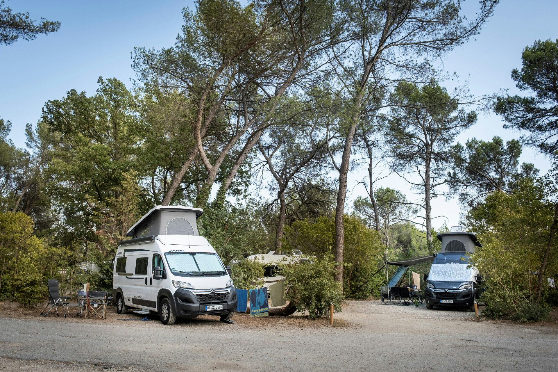 Camping Aix-en-Provence - Standplätze auf dem Campingplatz