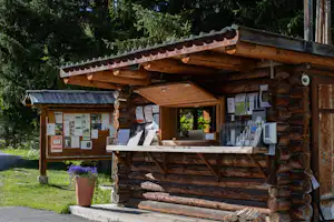 Camping Chapella - Kiosk und Rezeption auf dem Campingplatz