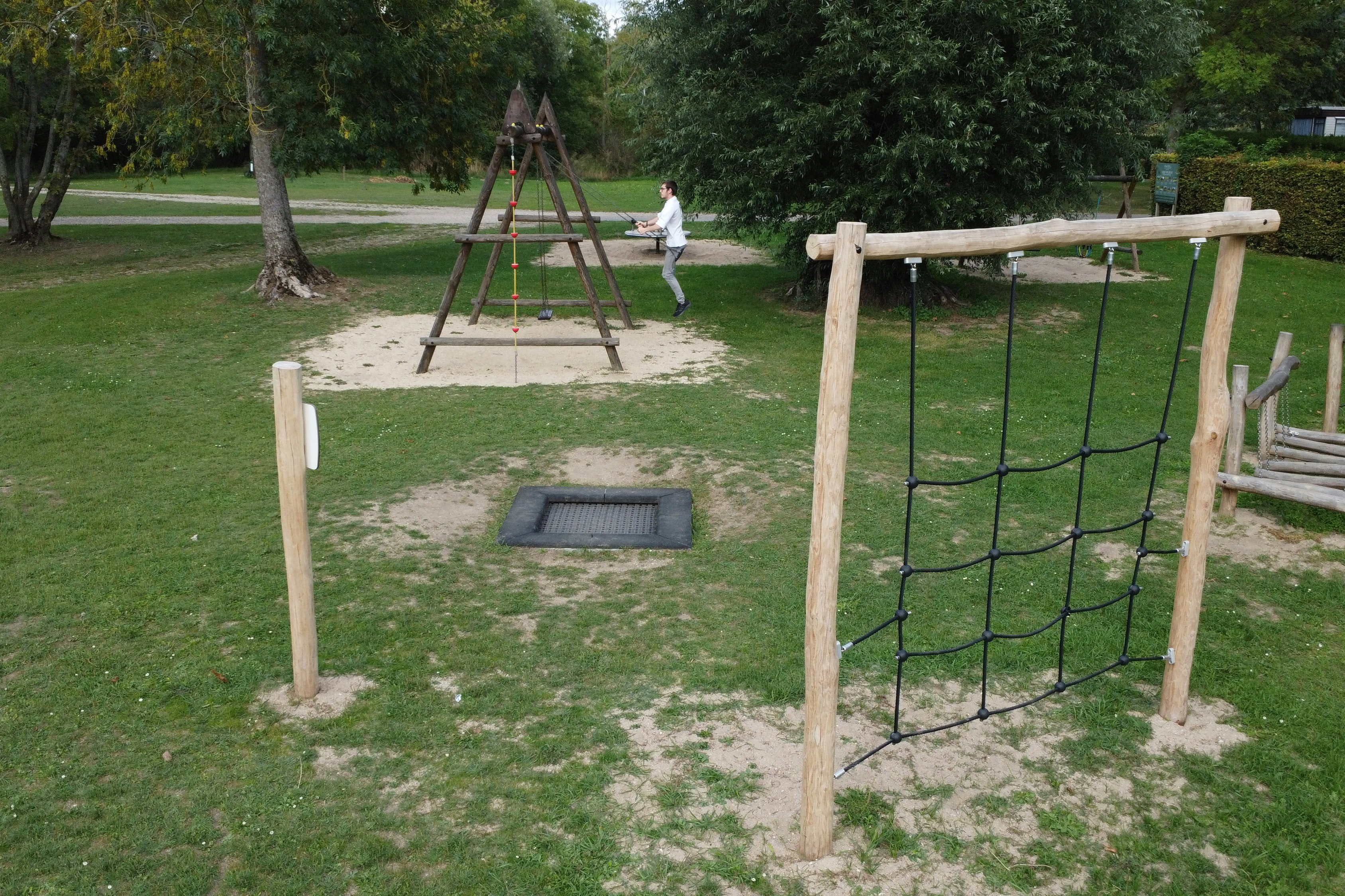 Camping Château de Bouafles  - Kinderspielplatz auf dem Campingplatz