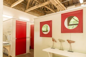 Camping Château de Chanteloup, Sanitäranlage , Toilette