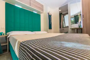 Camping Cieloverde - Schlafzimmer eines Bungalows