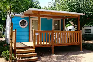 Camping Clara - Mobilheim vom Campingplatz mit Veranda